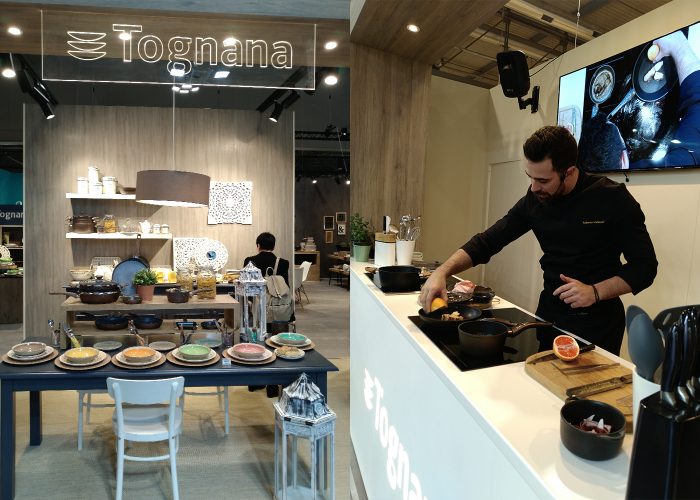 HOMI Milano 2019 - stand Huaci con cuoco Roberto Valbuzzi